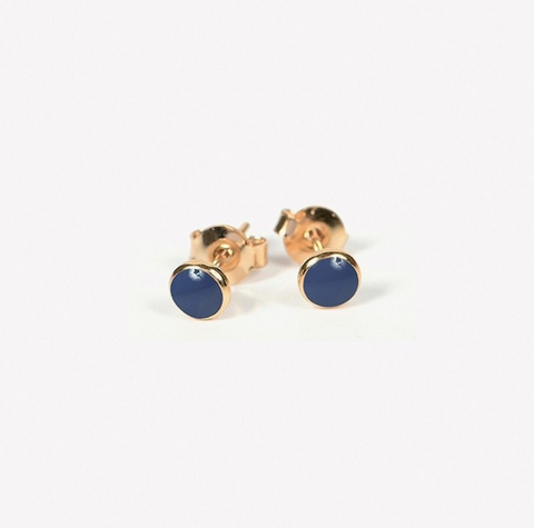 Navy Barlow Earrings