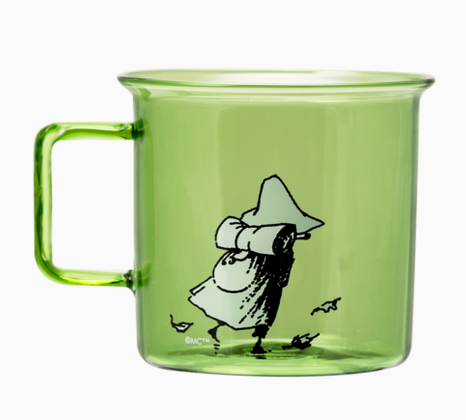 Moomin Snufkin Glass Mug